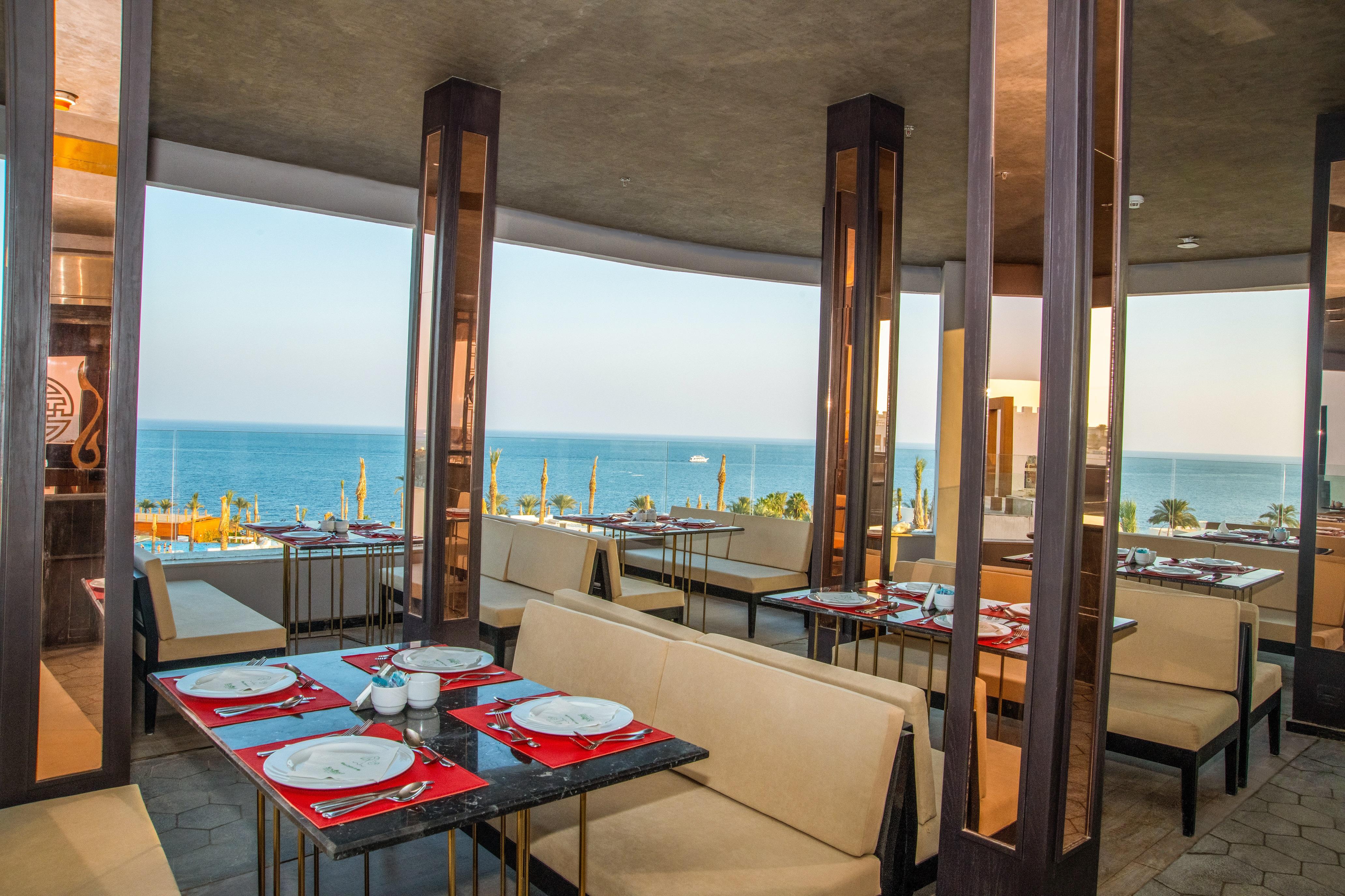 Sunrise Diamond Beach Resort -Grand Select Sharm el Sheikh Esterno foto The restaurant